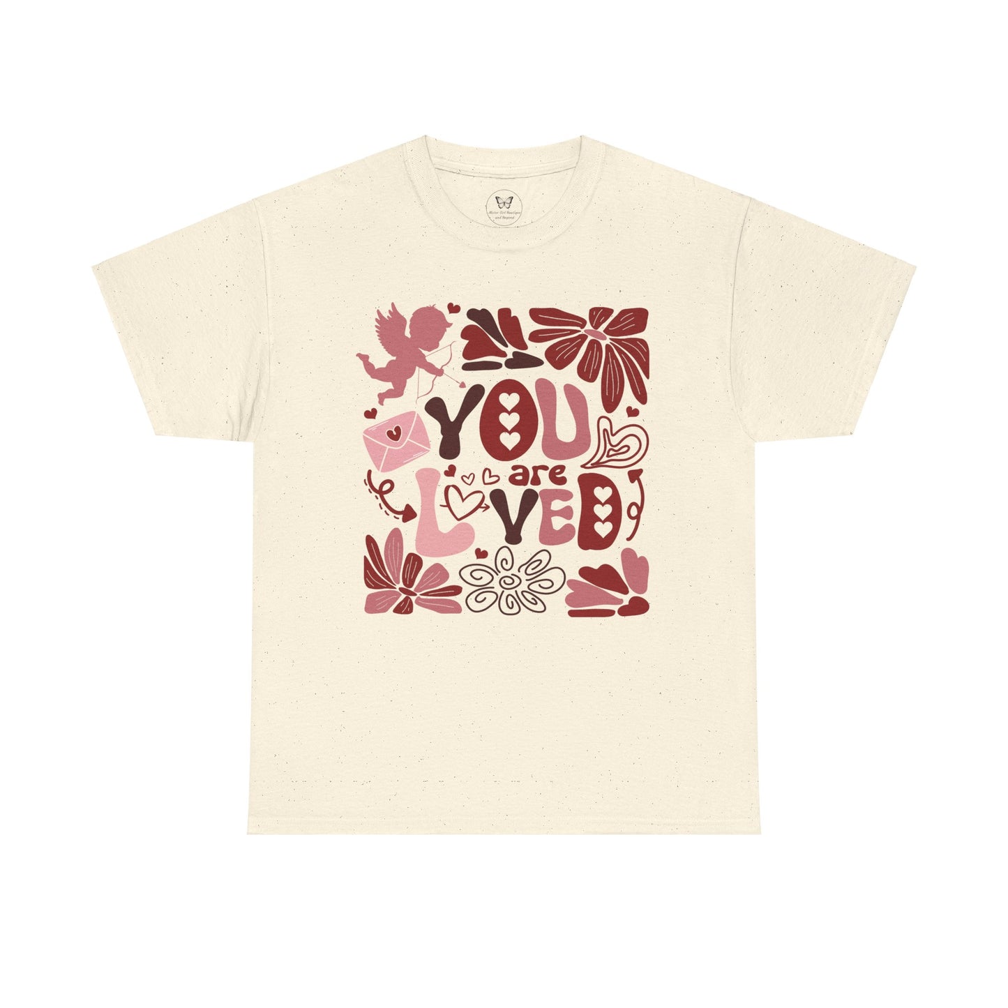 Boho You Are Loved Valentine Unisex Tee