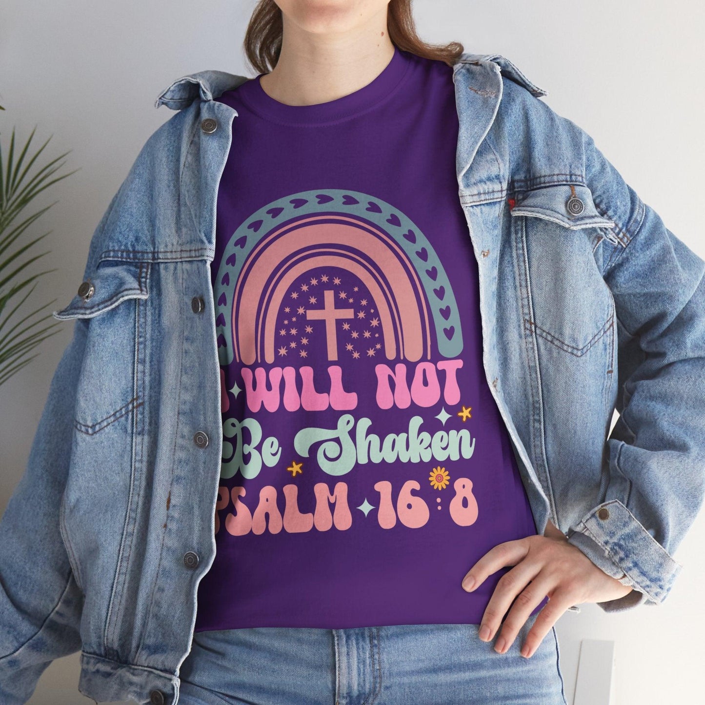 Unisex Tee - “I Will Not Be Shaken” - Motor Girl Boutique