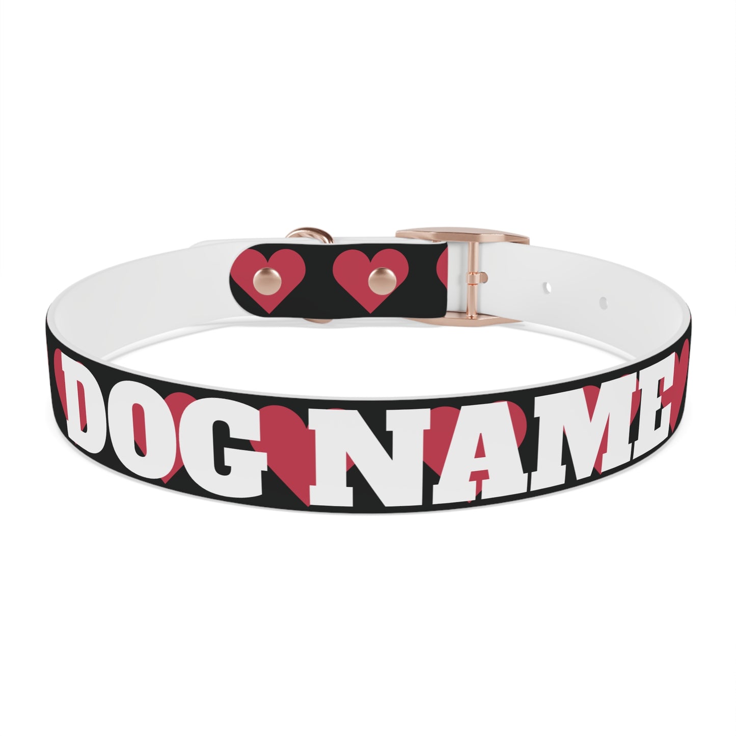 Dog Collar - Customizable Valentine Heart Collar