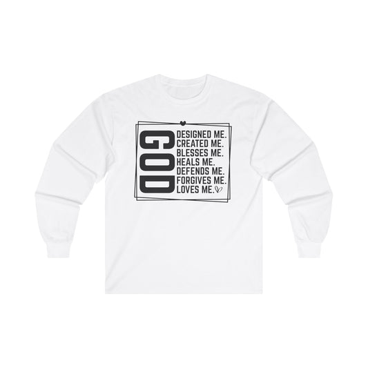 God Designed Me Long Sleeve Tee