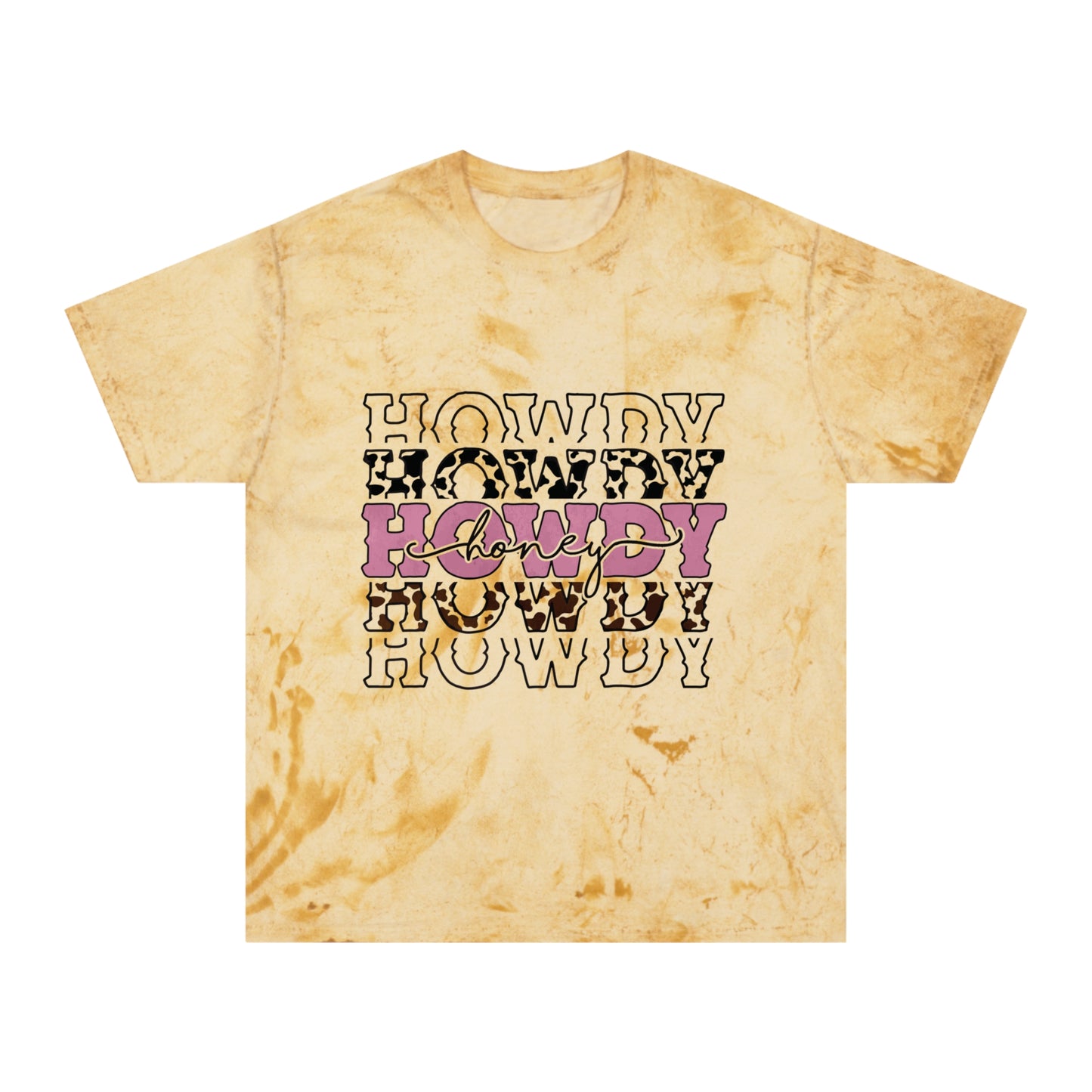 Color Blast T-Shirt - Howdy Honey Western Design