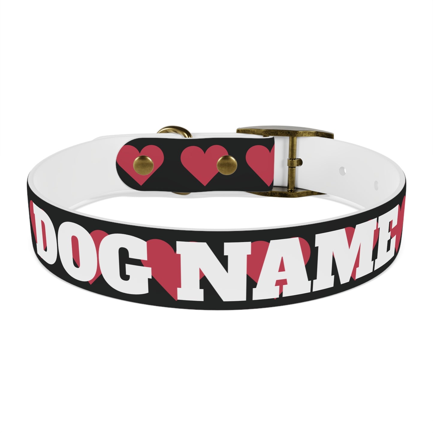 Dog Collar - Customizable Valentine Heart Collar