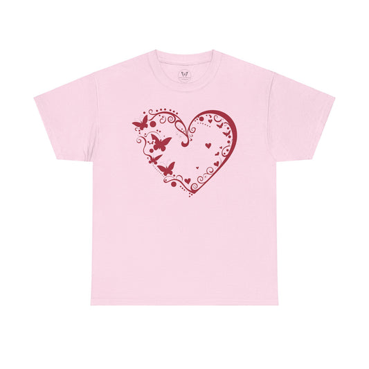 Butterfly Heart Valentine's Unisex Tee