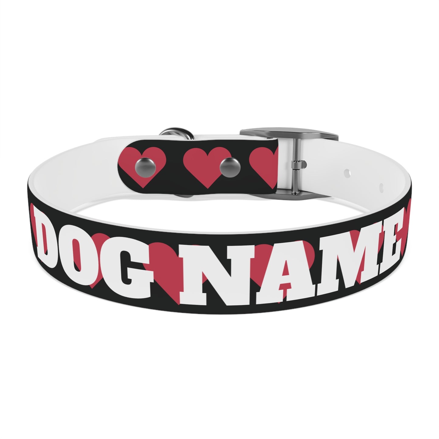 Dog Collar - Customizable Valentine Heart Collar