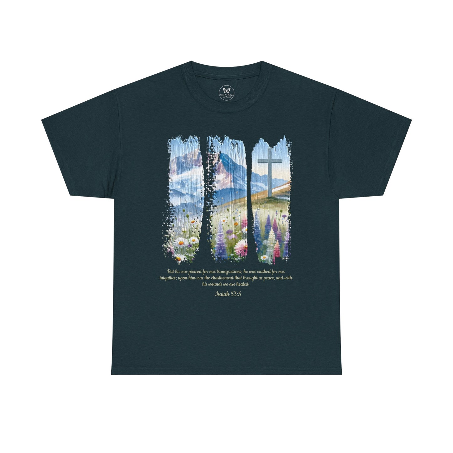 Unisex Tee - 3 Panel Isaiah 53 Resurrection