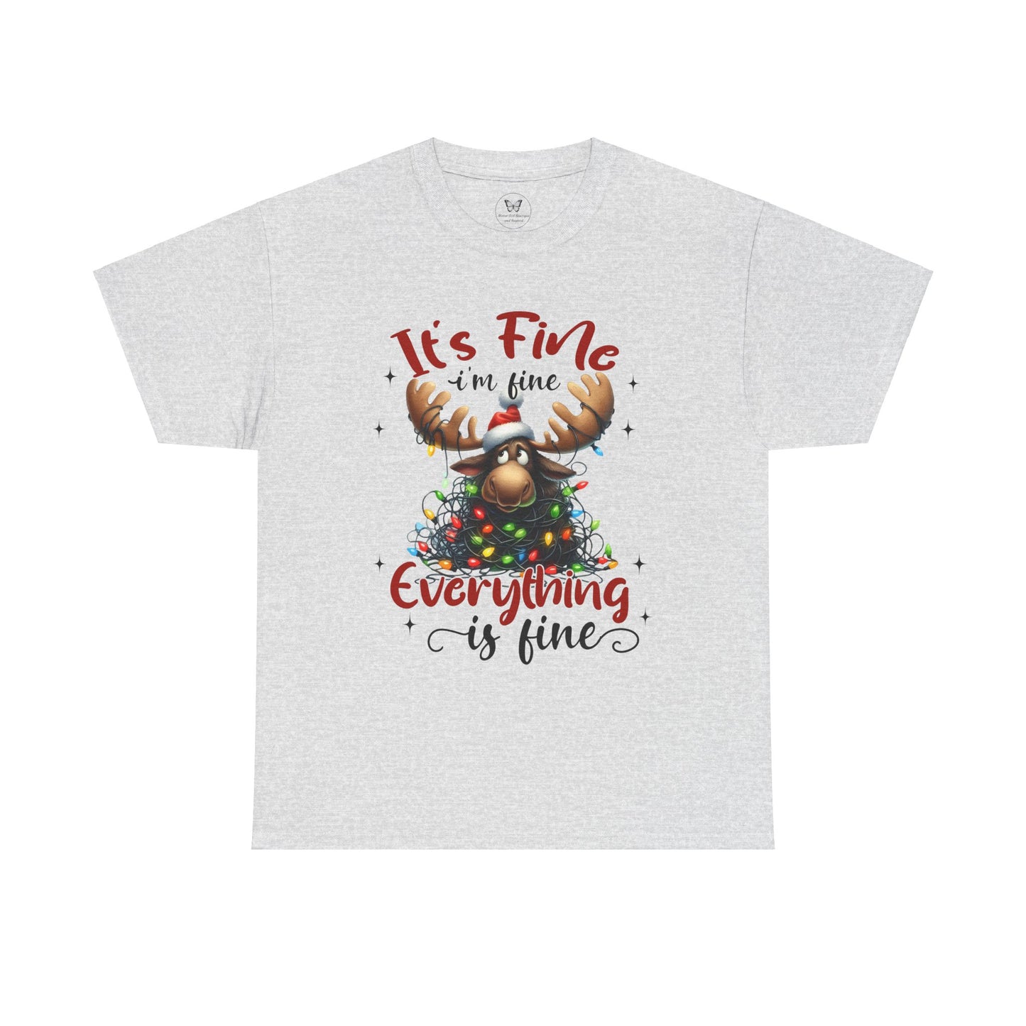 Its Fine Christmas Stress Unisex Tee