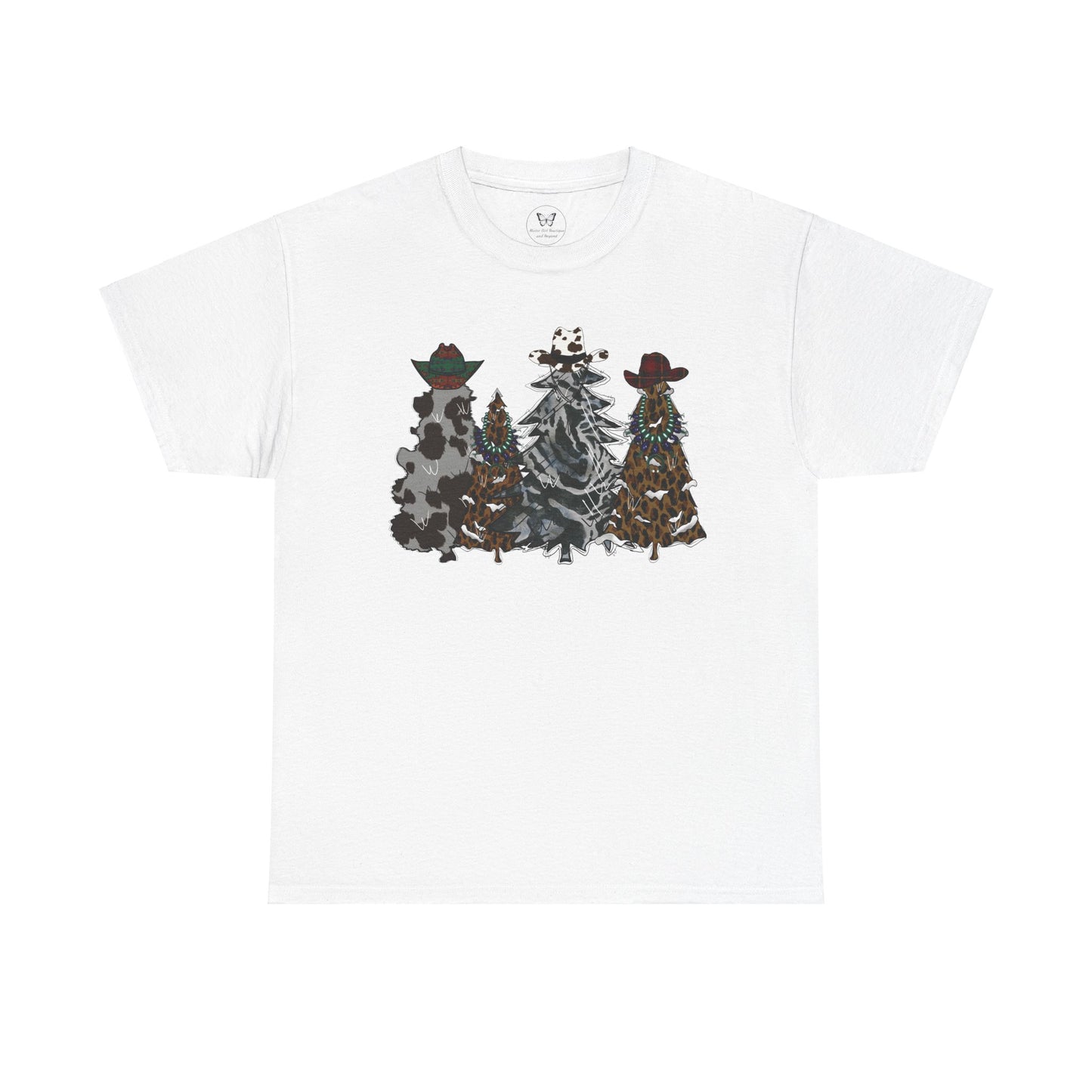 Western Christmas Trees Unisex T-Shirt