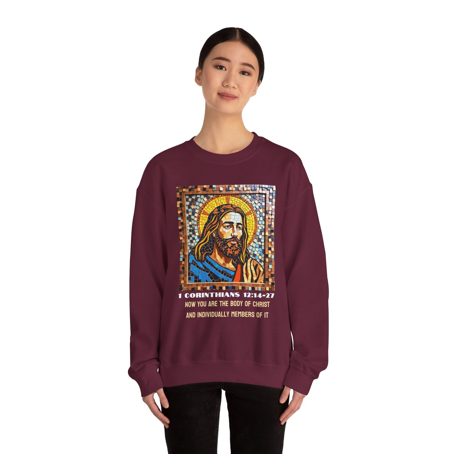 1 Corinthians 12:14-27 All the Body of Christ Sweatshirt