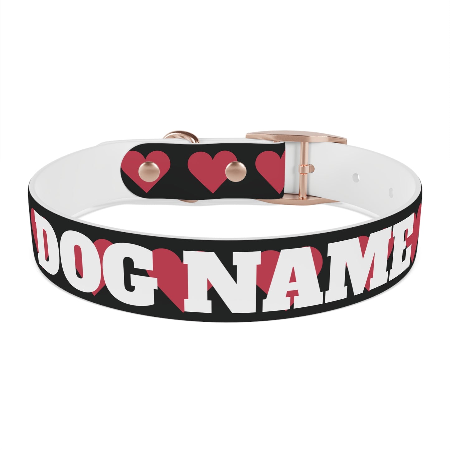 Dog Collar - Customizable Valentine Heart Collar