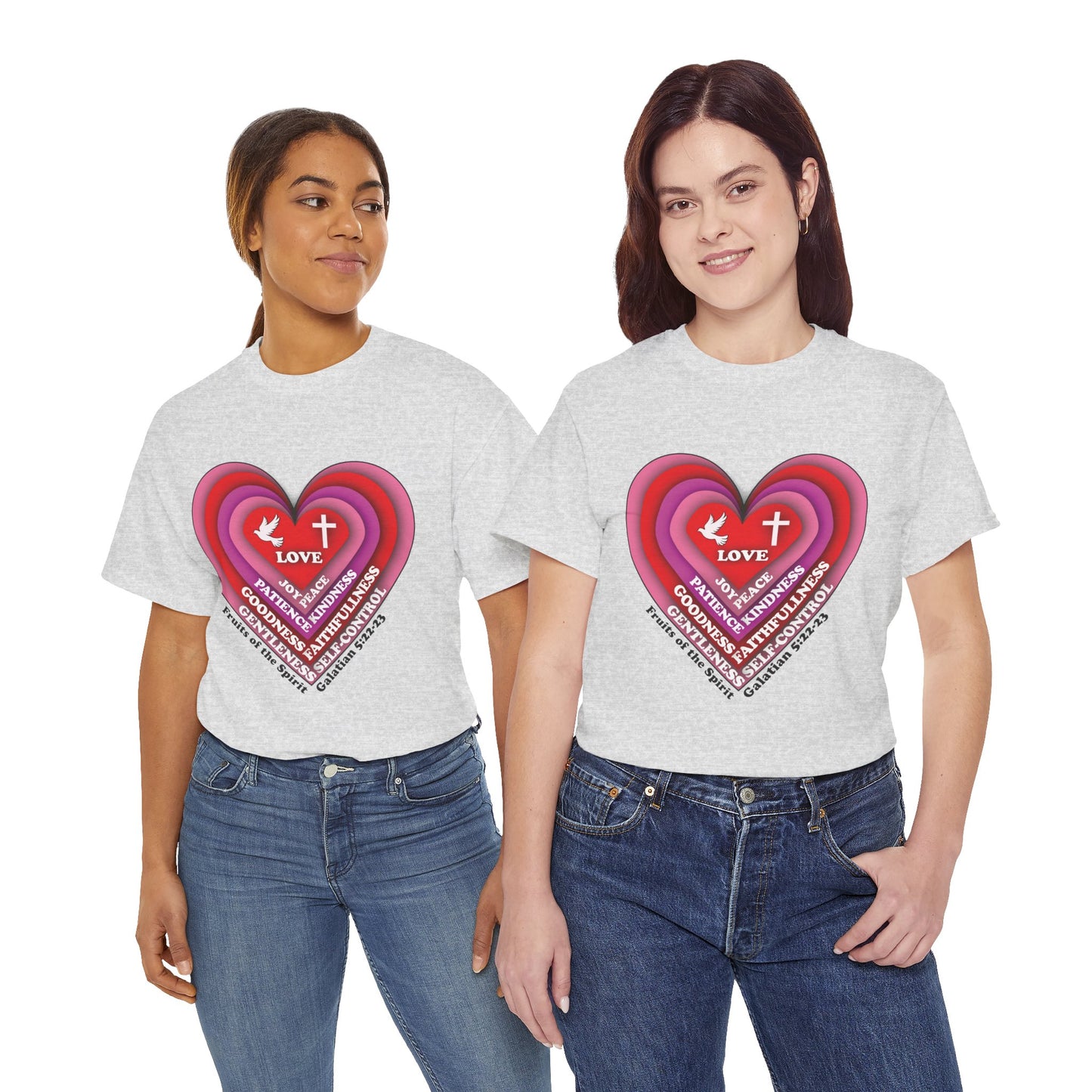 Unisex Tee - Heart Fruits of the Spirit