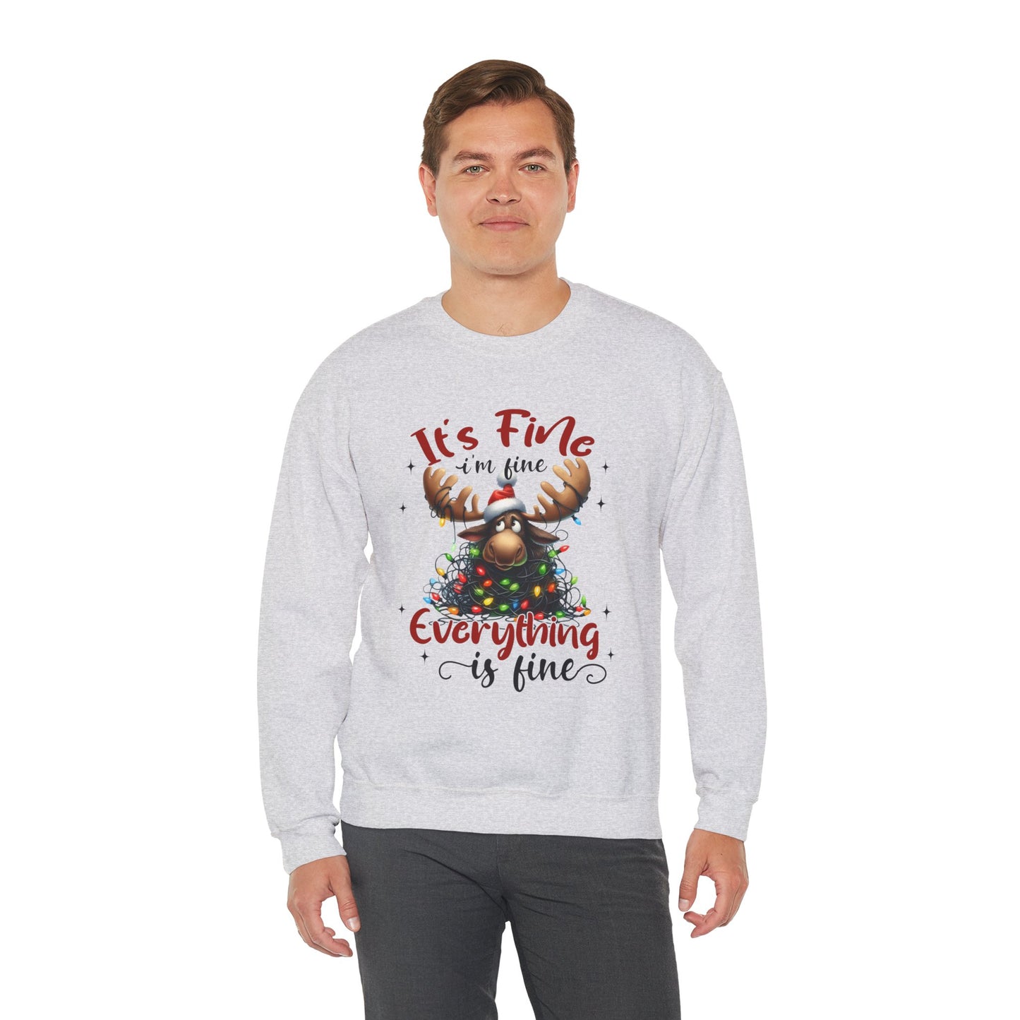 It's Fine Christmas Stress Unisex Sweatshirt