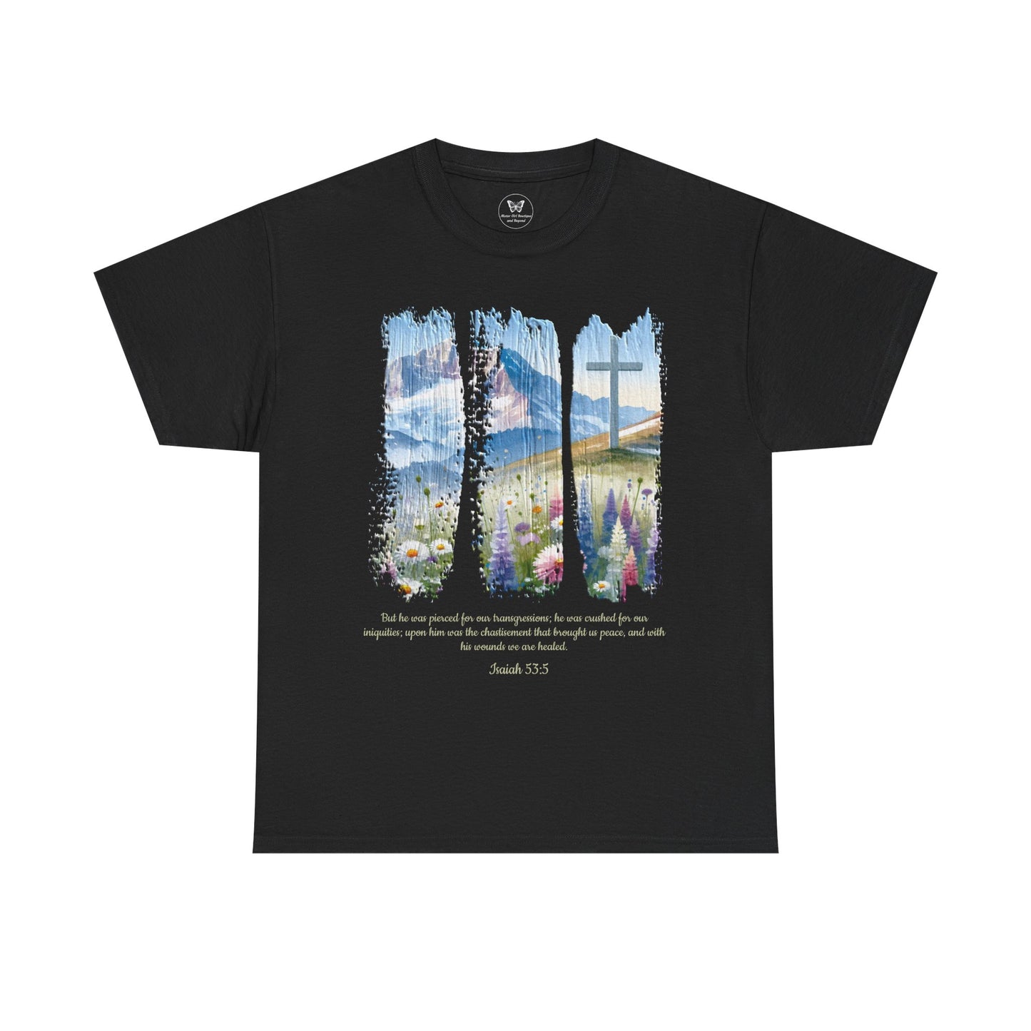 Unisex Tee - 3 Panel Isaiah 53 Resurrection