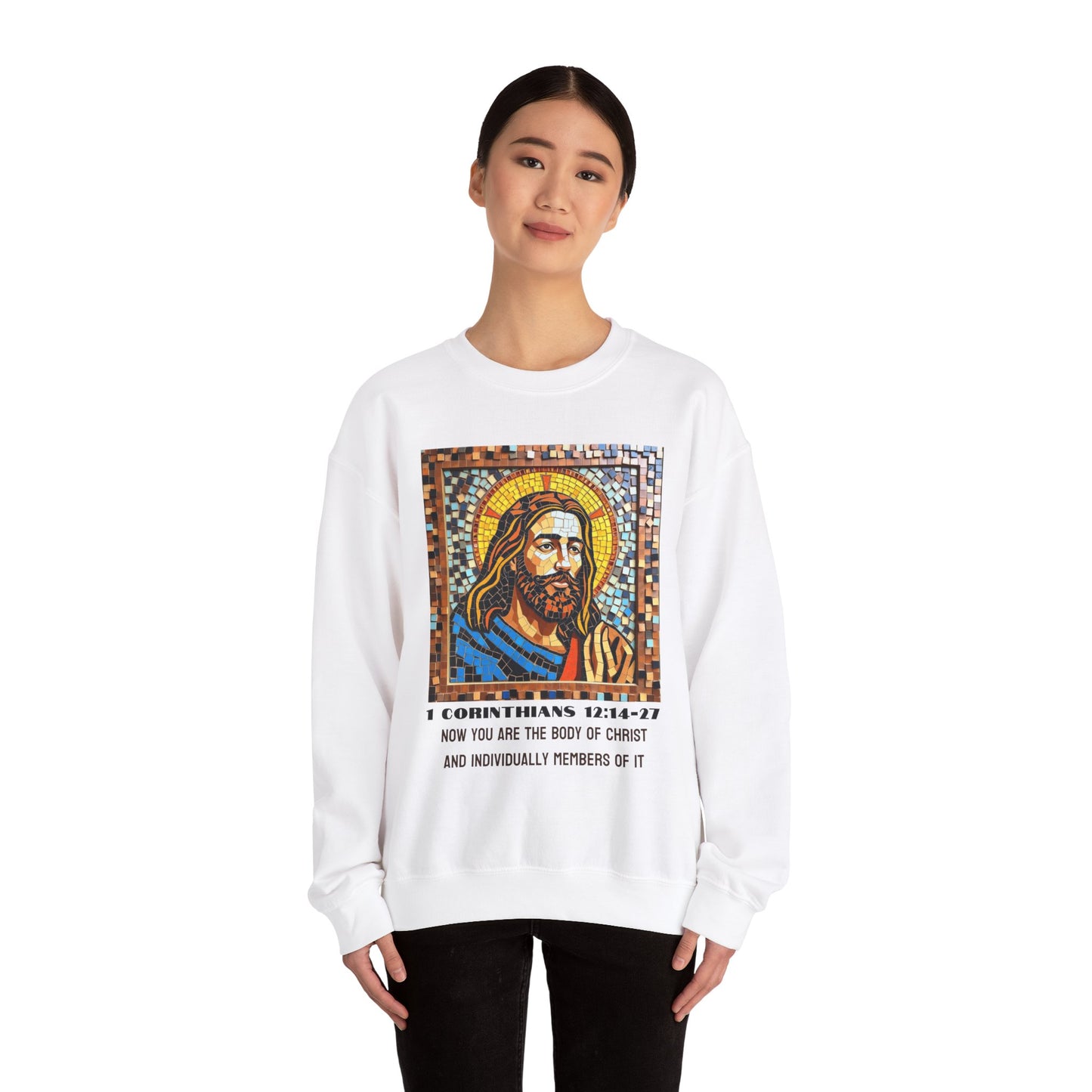 1 Corinthians 12:14-27 All the Body of Christ Sweatshirt