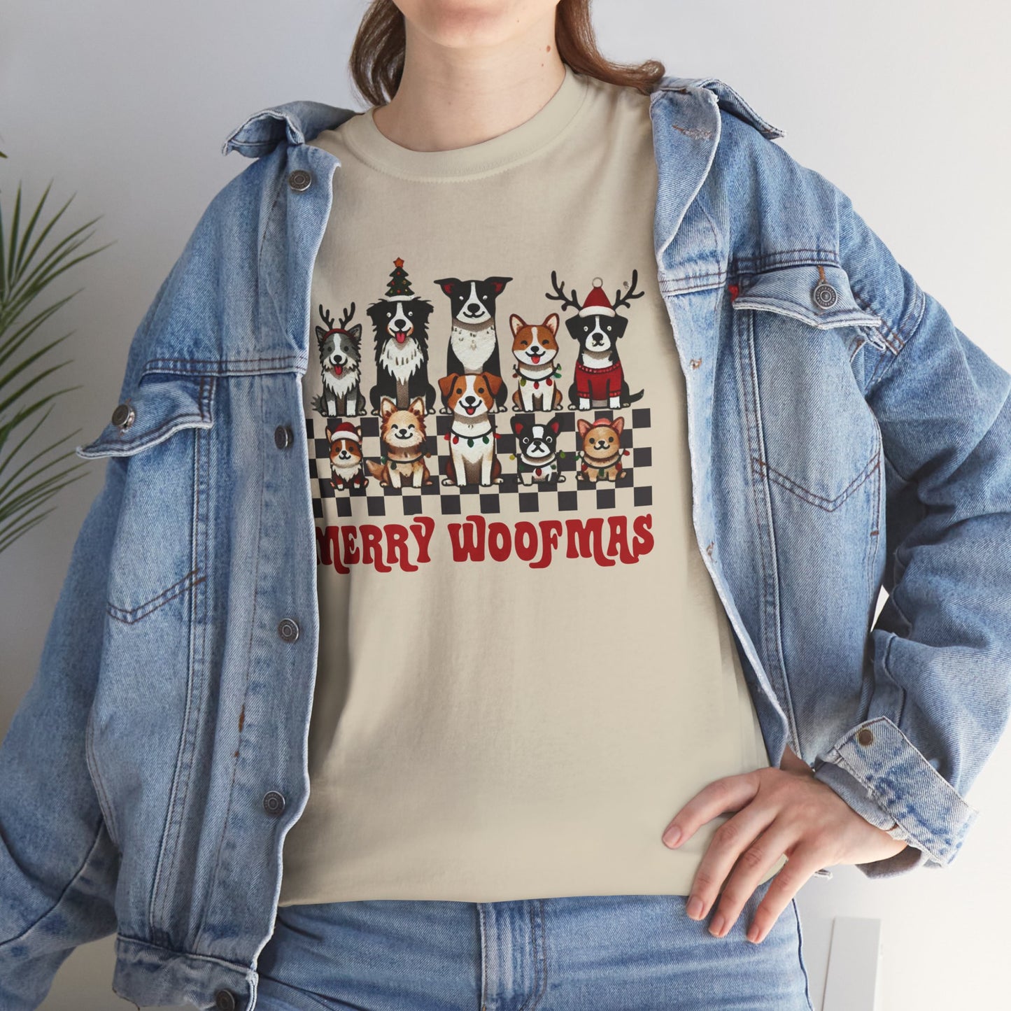 Merry Woofmas Christmas Unisex Tee