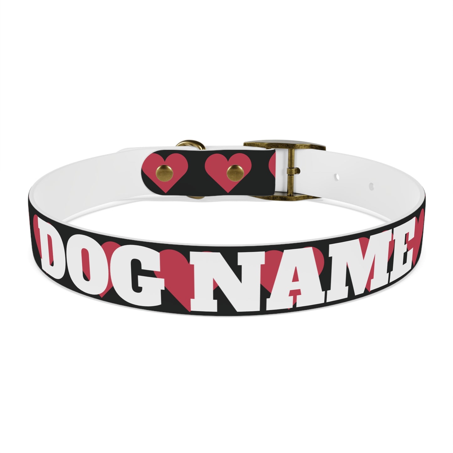 Dog Collar - Customizable Valentine Heart Collar