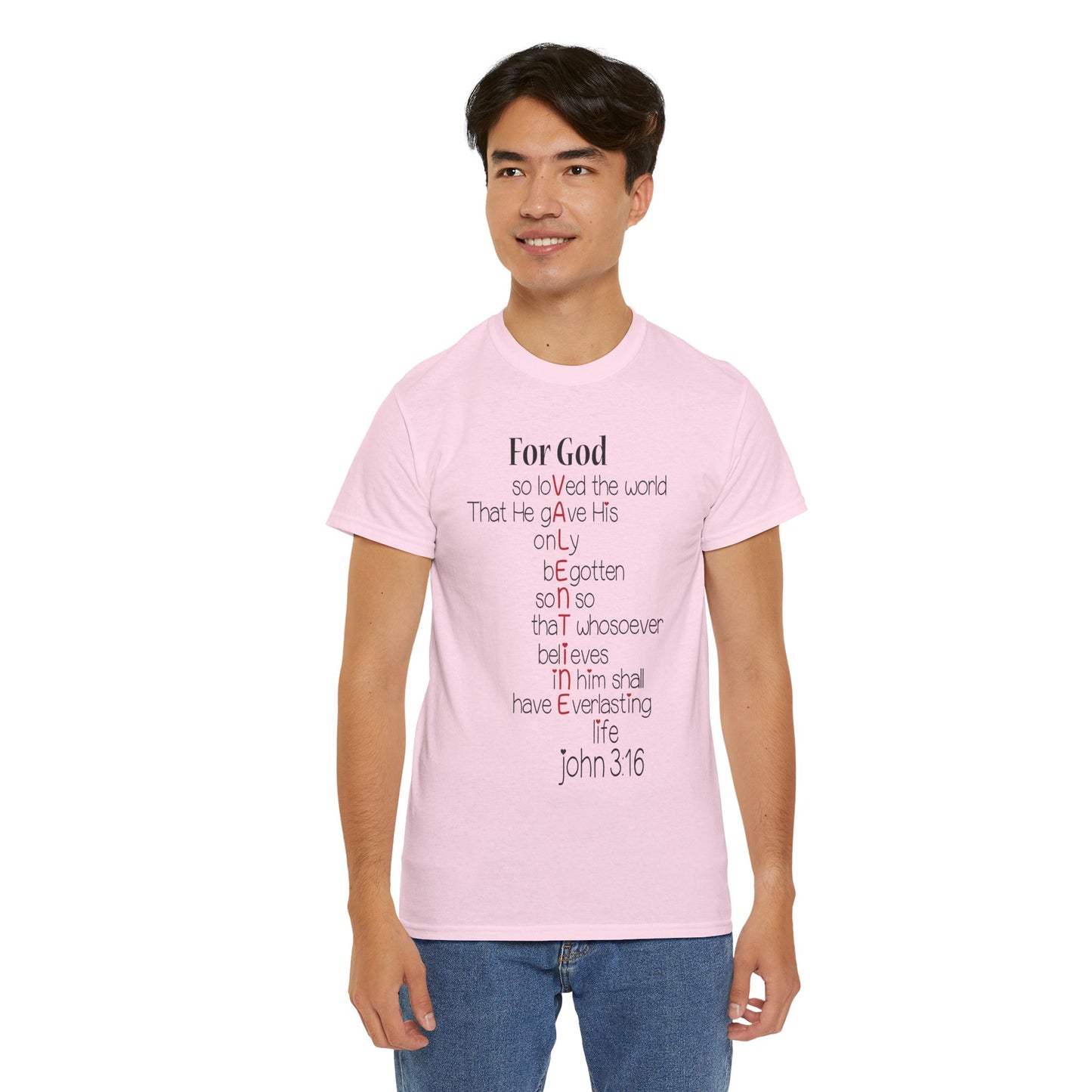 John 3:16 Valentine Acrostic Tee