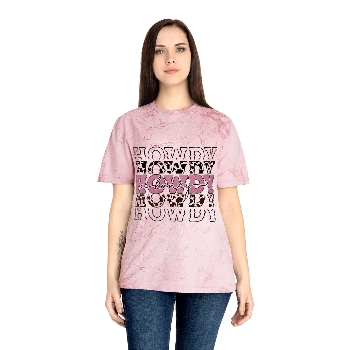 Color Blast T-Shirt - Howdy Honey Western Design