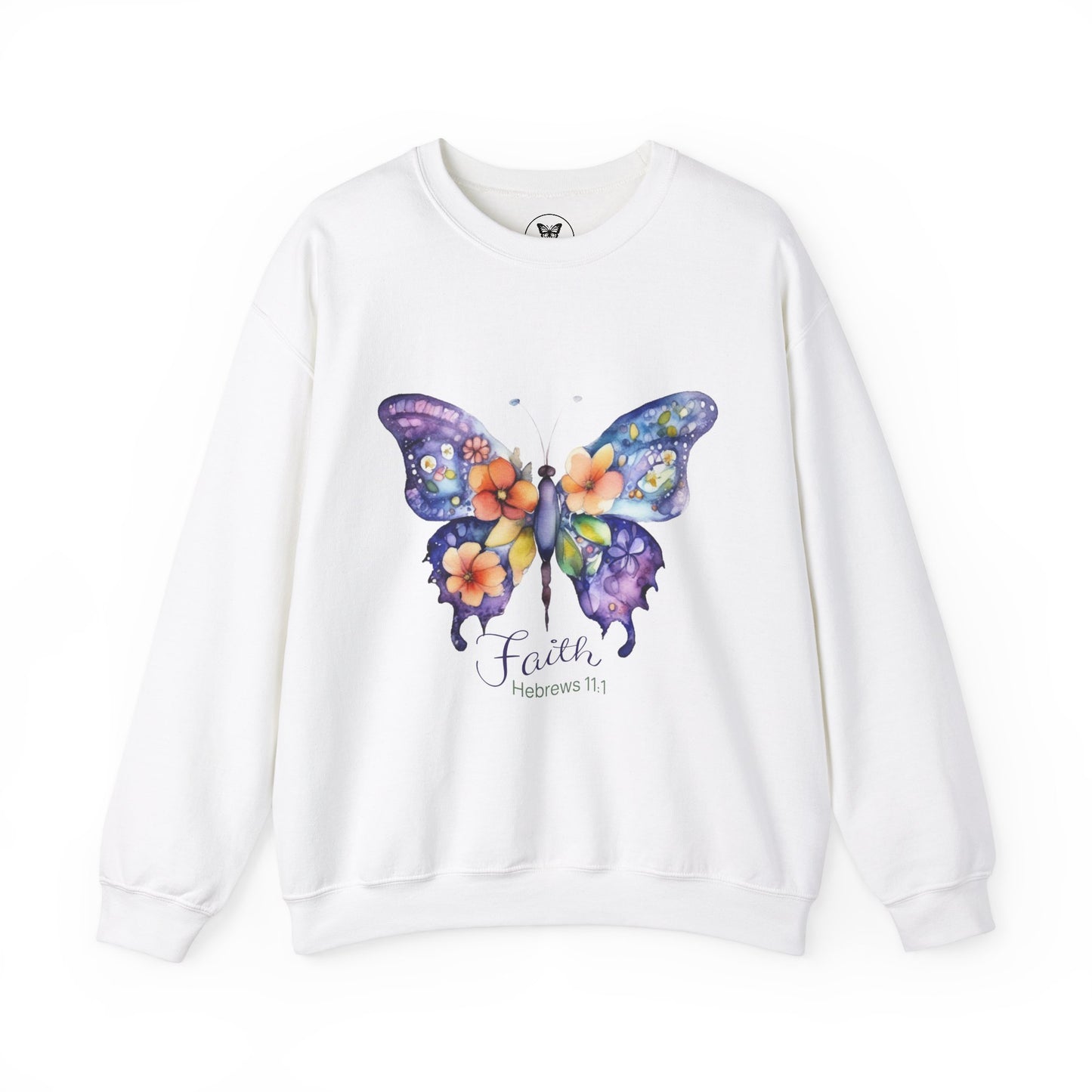 Faith Butterfly Hebrews 11 Sweatshirt