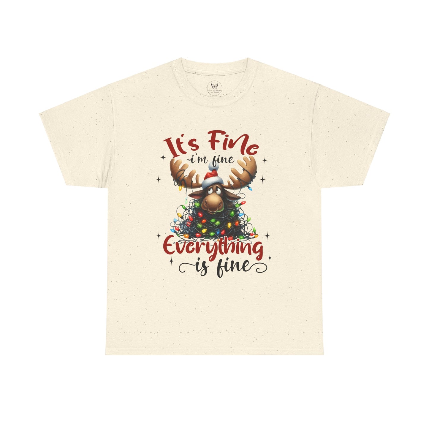 Its Fine Christmas Stress Unisex Tee