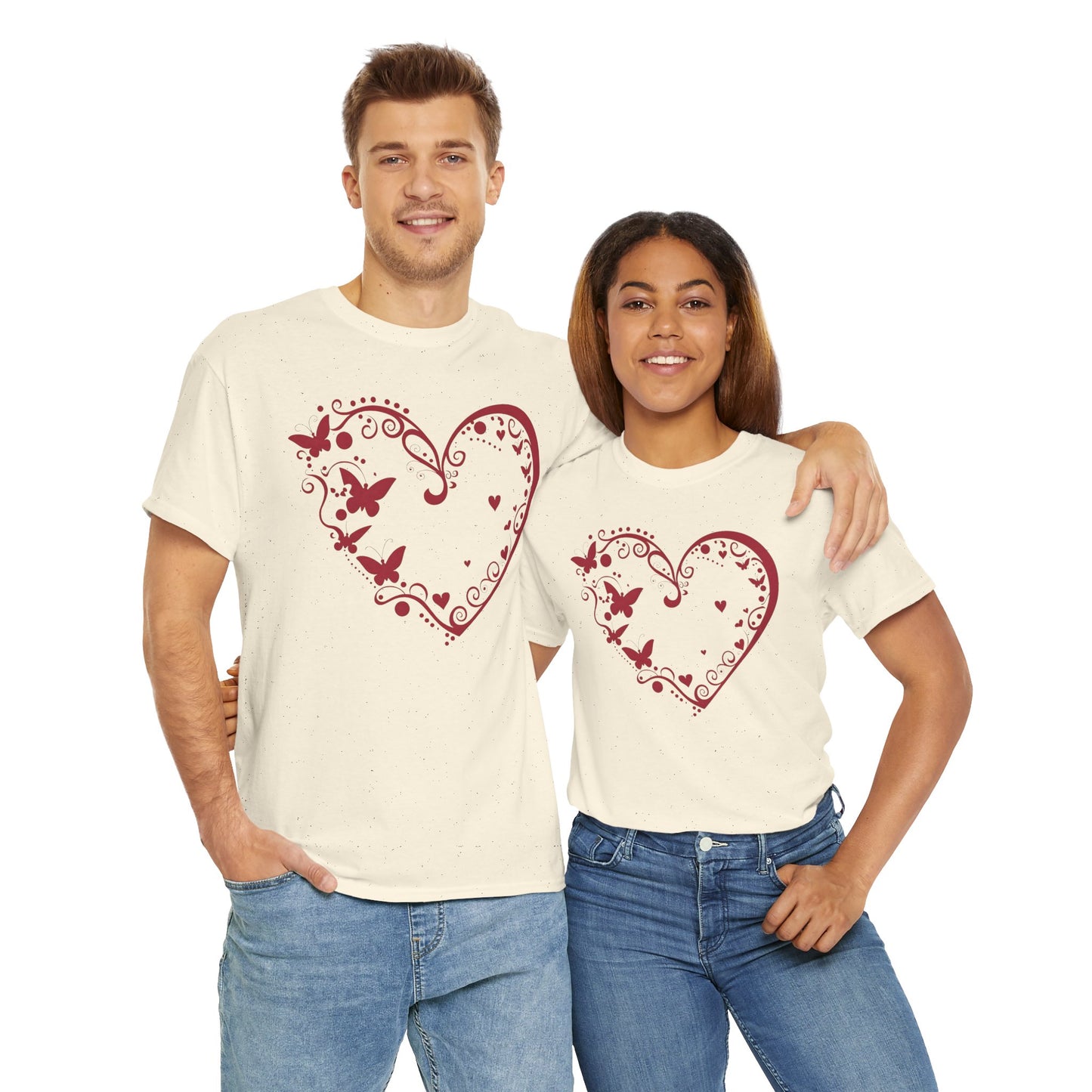 Butterfly Heart Valentine's Unisex Tee