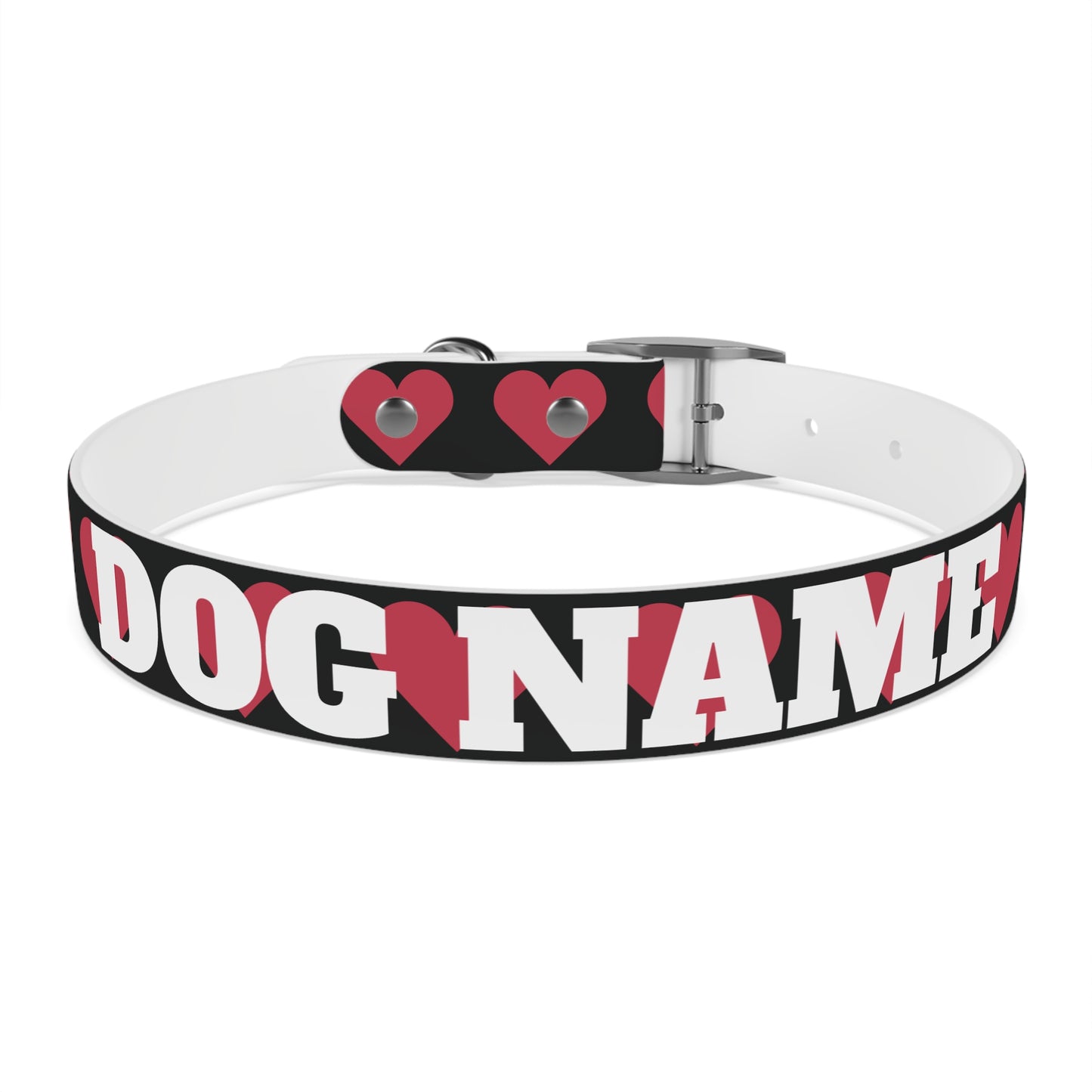 Dog Collar - Customizable Valentine Heart Collar