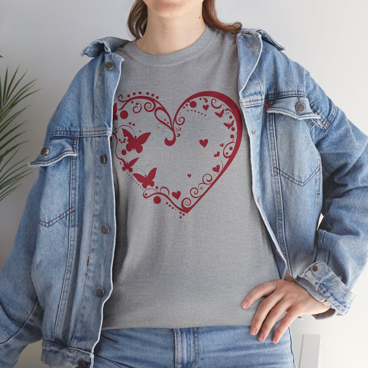 Butterfly Heart Valentine's Unisex Tee