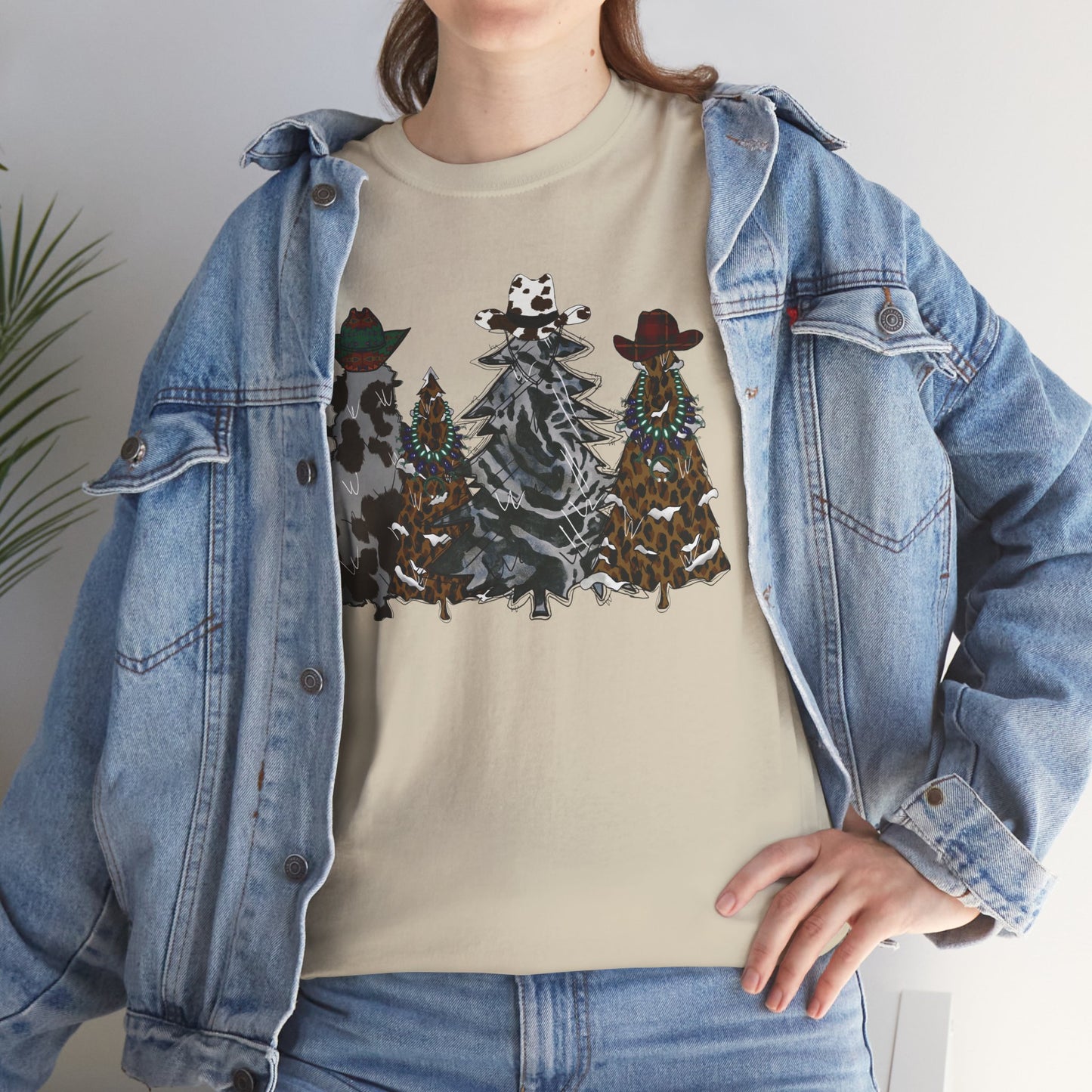 Western Christmas Trees Unisex T-Shirt