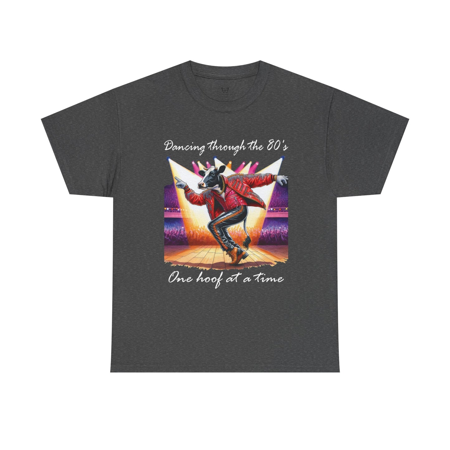 Dancing through the 80's one hoof at a time Cow Unisex Shirt