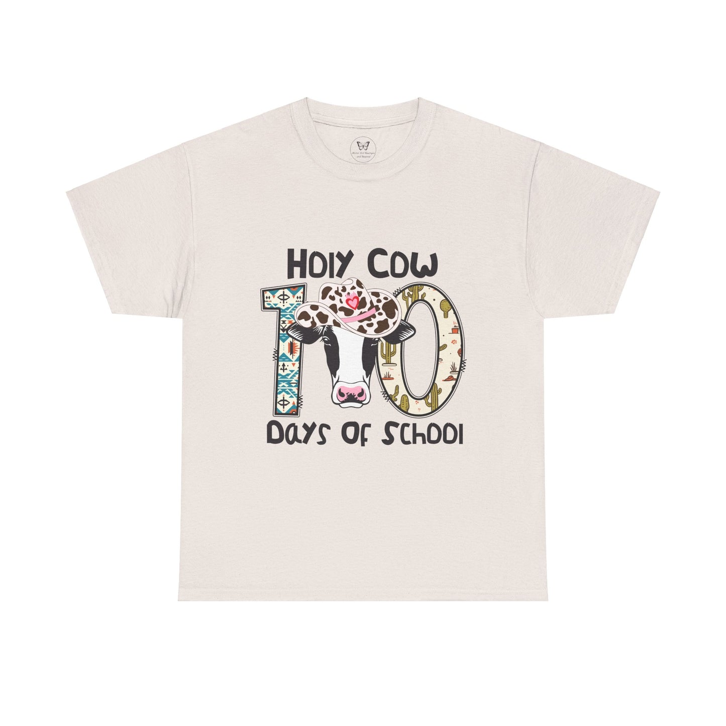 Unisex Tee - Holy Cow, It's 100 Days of School