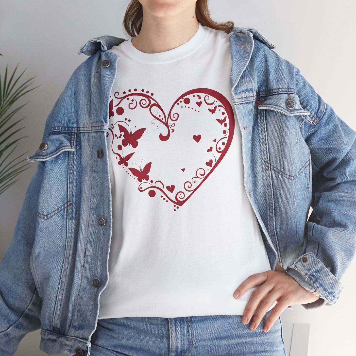 Butterfly Heart Valentine's Unisex Tee