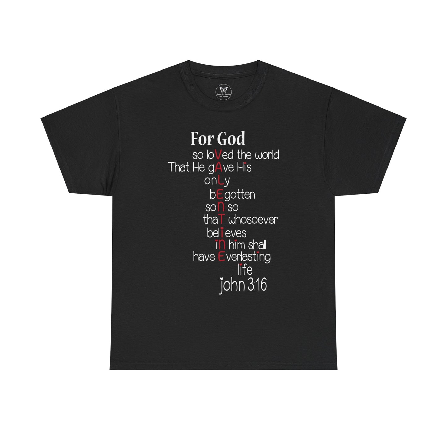 John 3:16 Valentine Acrostic Tee