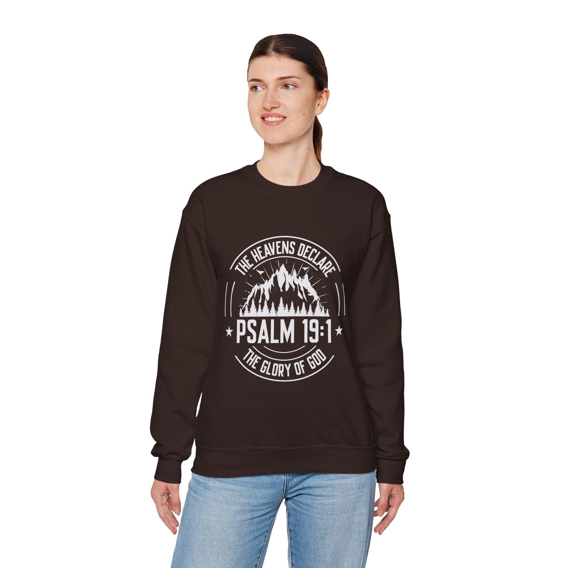 Unisex Sweatshirt - “The Heavens Declare the Glory of God” - Motor Girl Boutique