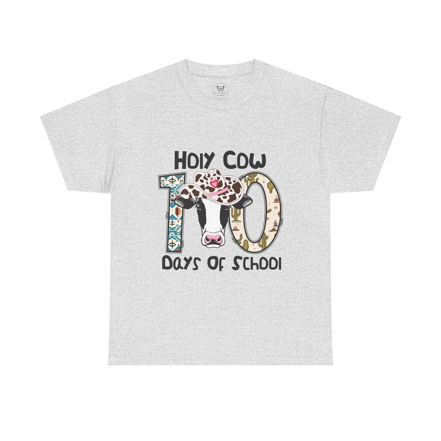 Unisex Tee - Holy Cow, It's 100 Days of School