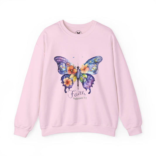 Faith Butterfly Hebrews 11 Sweatshirt