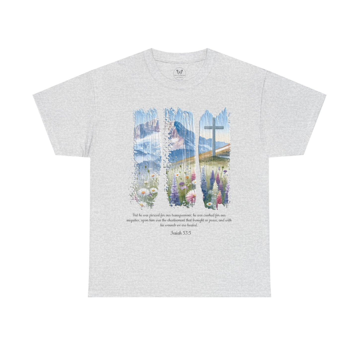 Unisex Tee - 3 Panel Isaiah 53 Resurrection