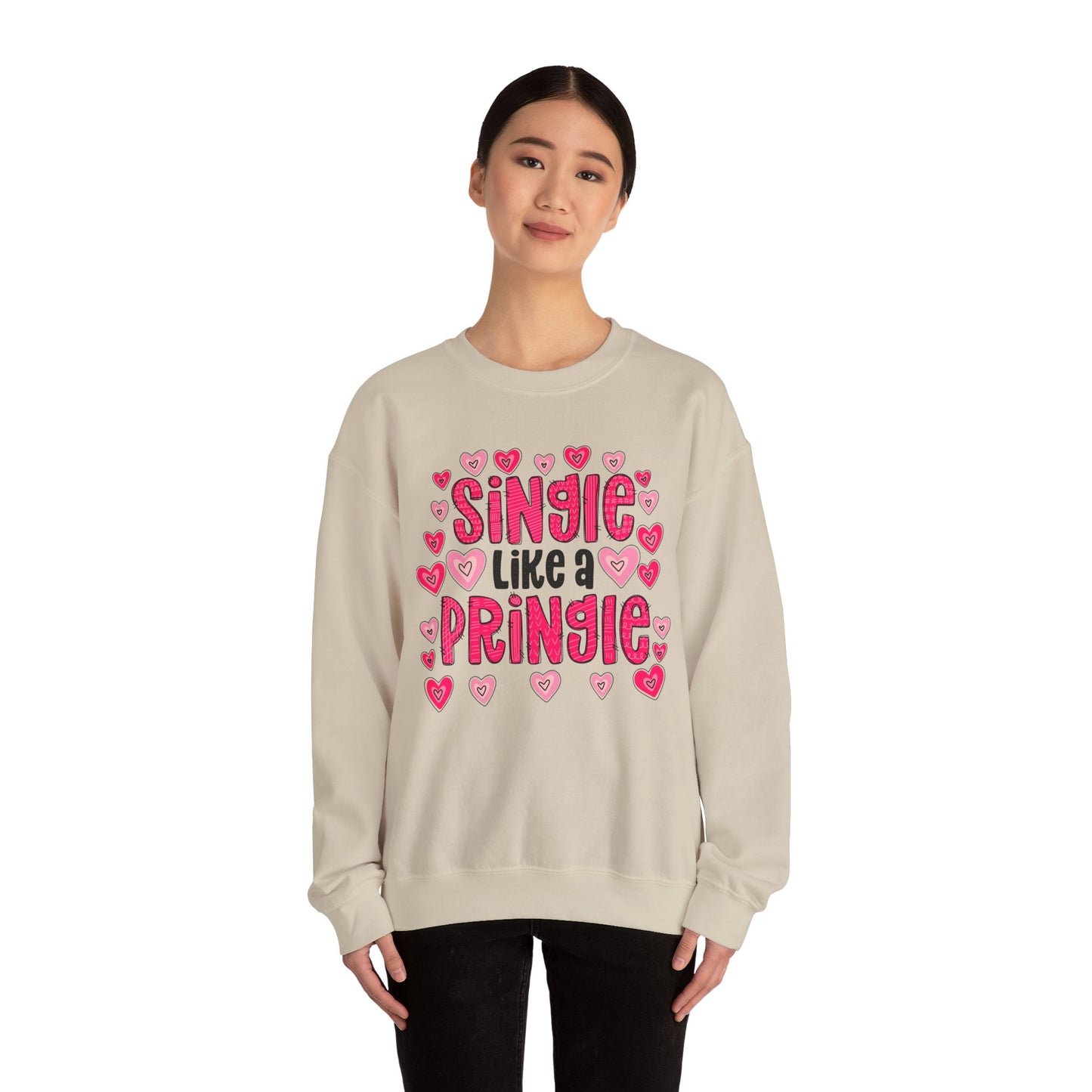 Single Like a Pringle Single Valentine Sweatshirt