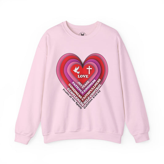 Unisex Sweatshirt - Heart Fruits of the Spirit