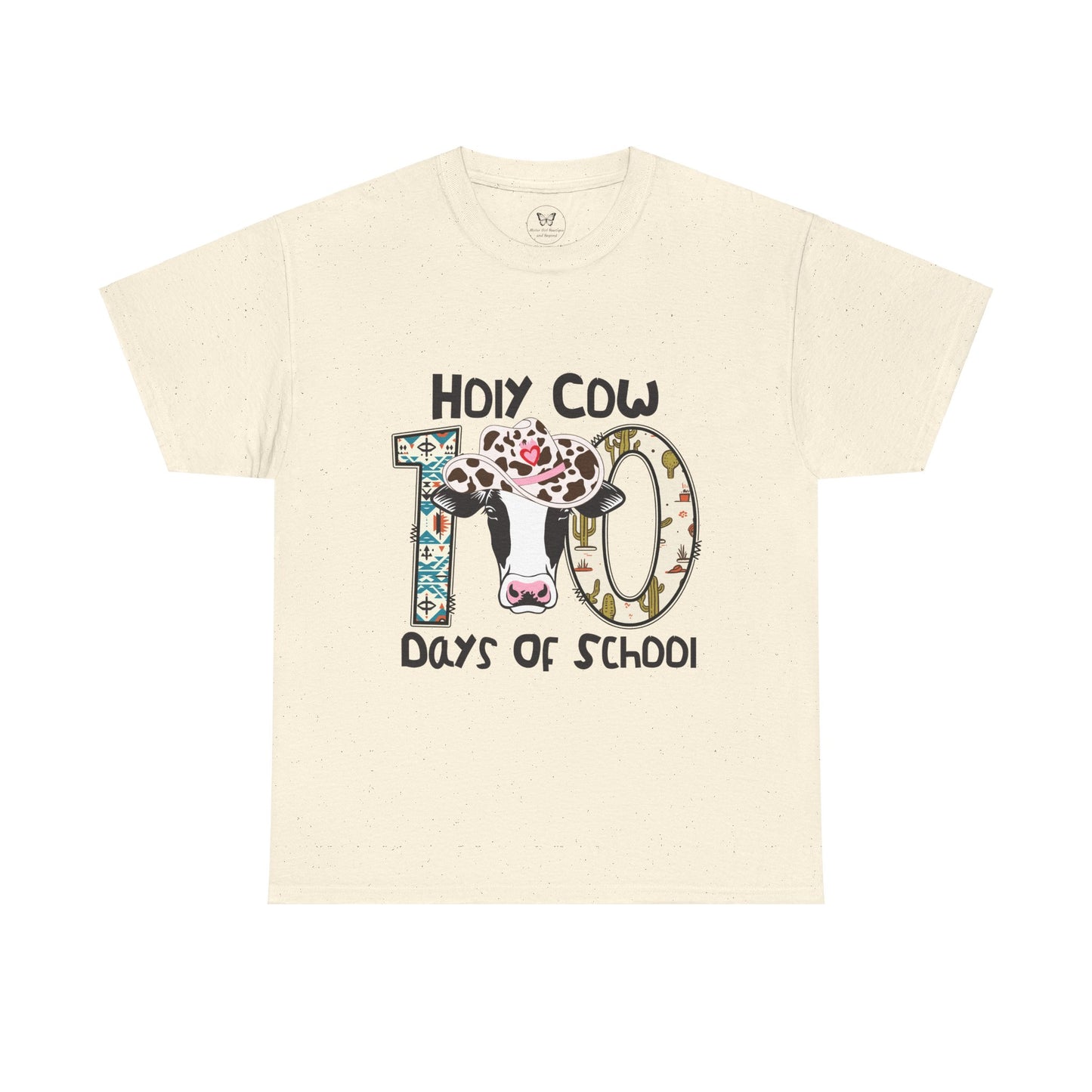 Unisex Tee - Holy Cow, It's 100 Days of School