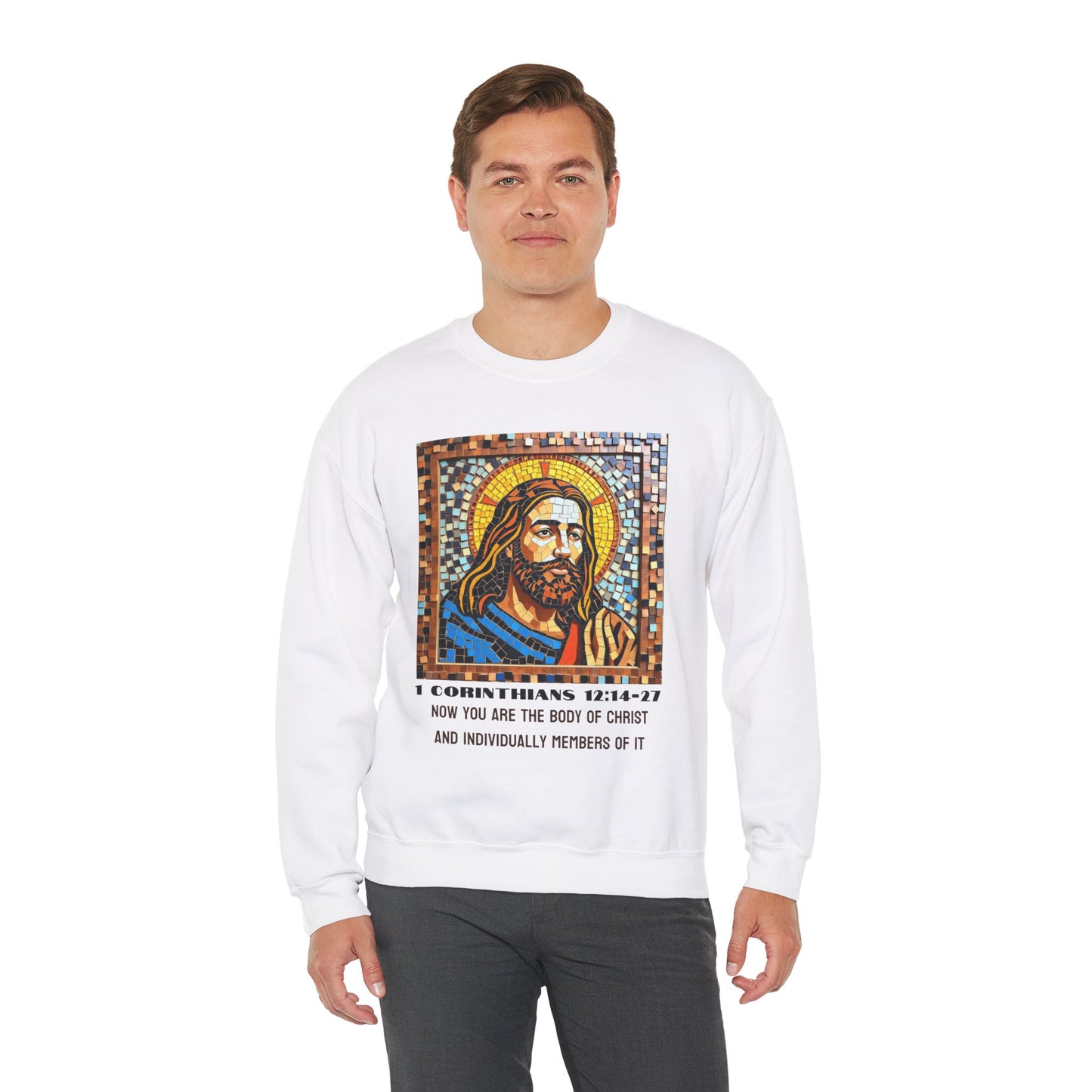 1 Corinthians 12:14-27 All the Body of Christ Sweatshirt