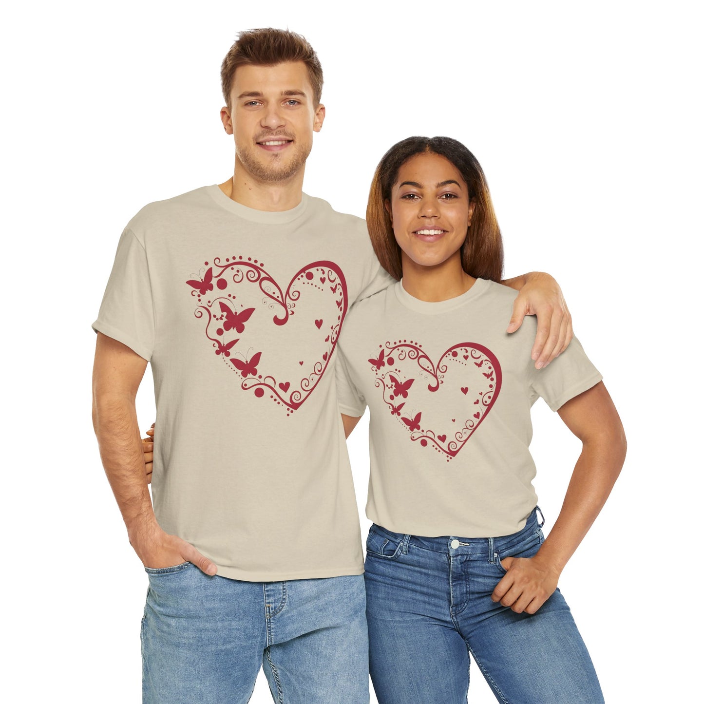 Butterfly Heart Valentine's Unisex Tee