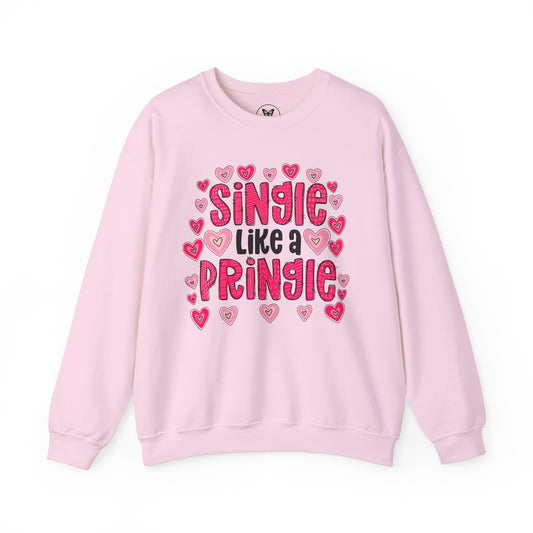 Single Like a Pringle Single Valentine Sweatshirt