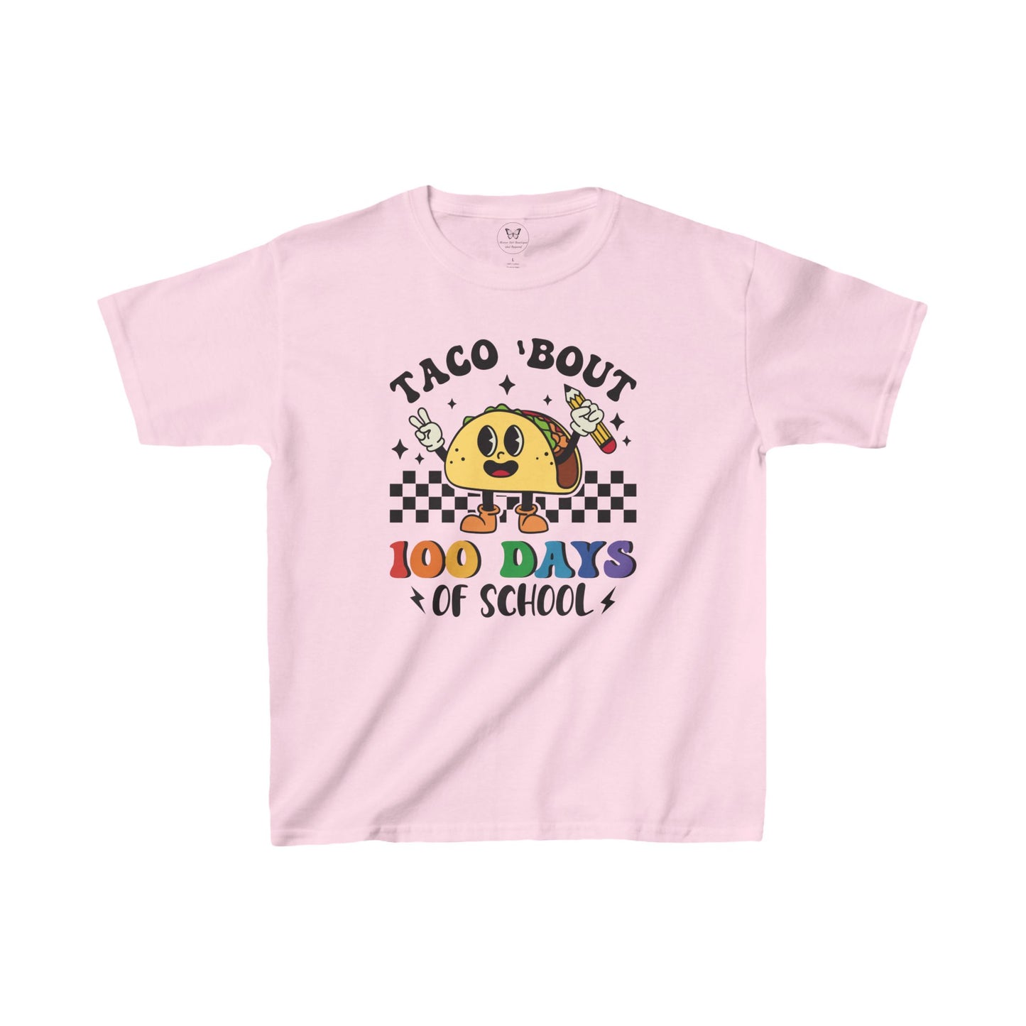 Kid's Tee - Taco bout 100 days Retro