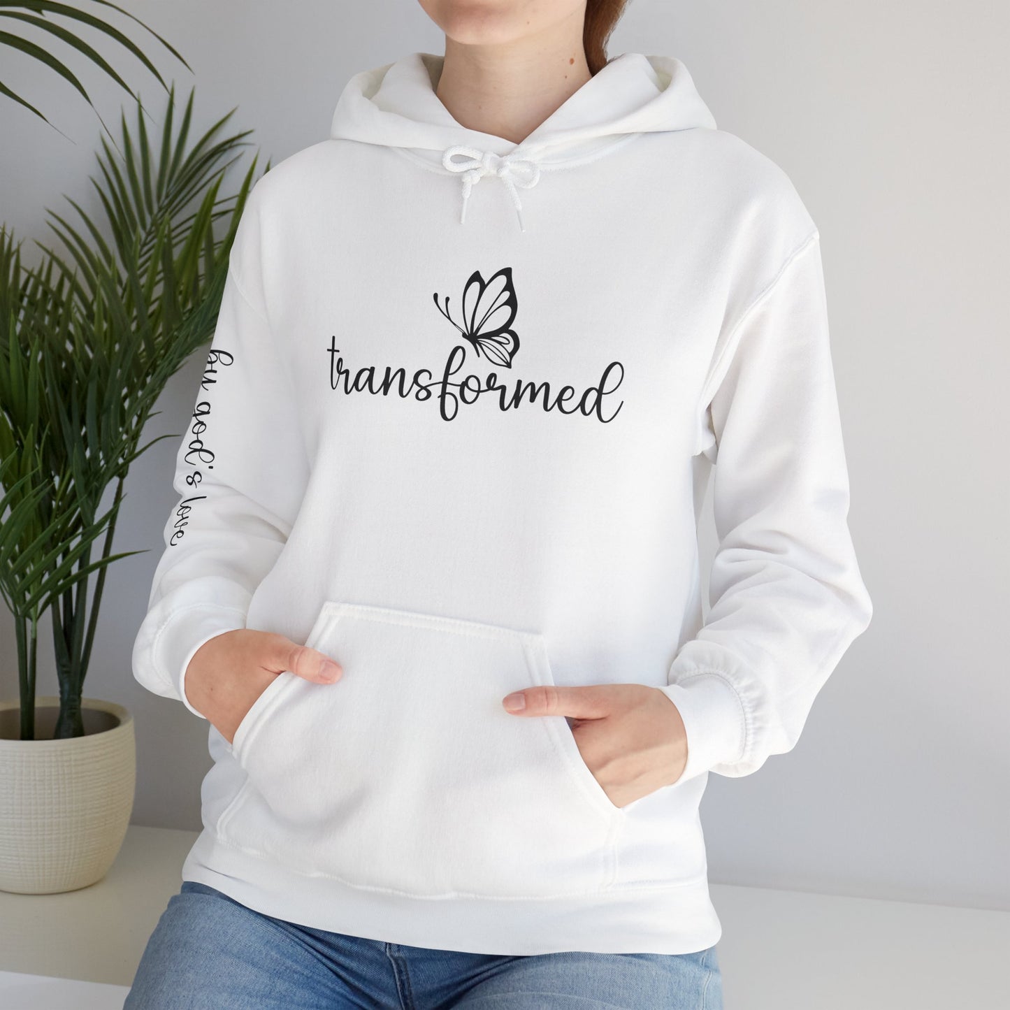 Butterfly Transformed Unisex Hoodie - God's Love Design