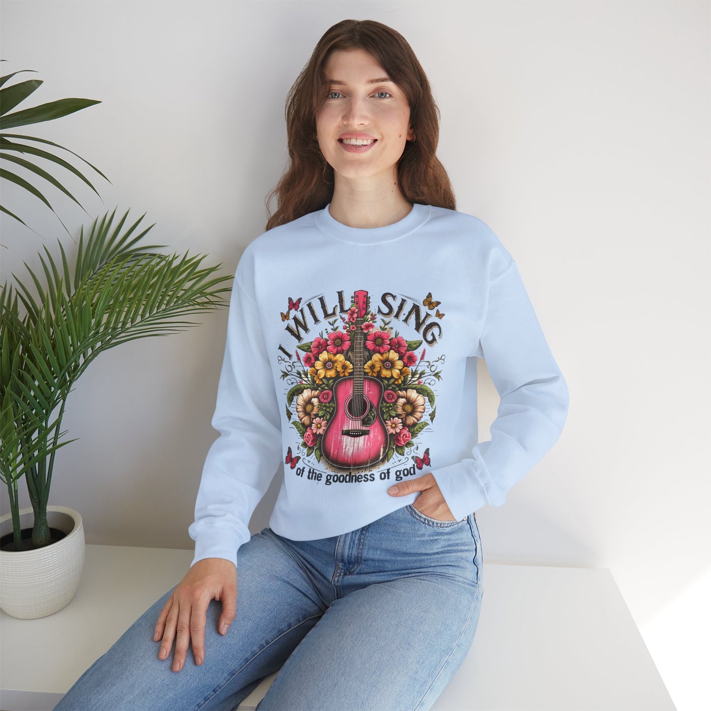 Unisex Sweatshirt - I Will Sing of the Goodness of God