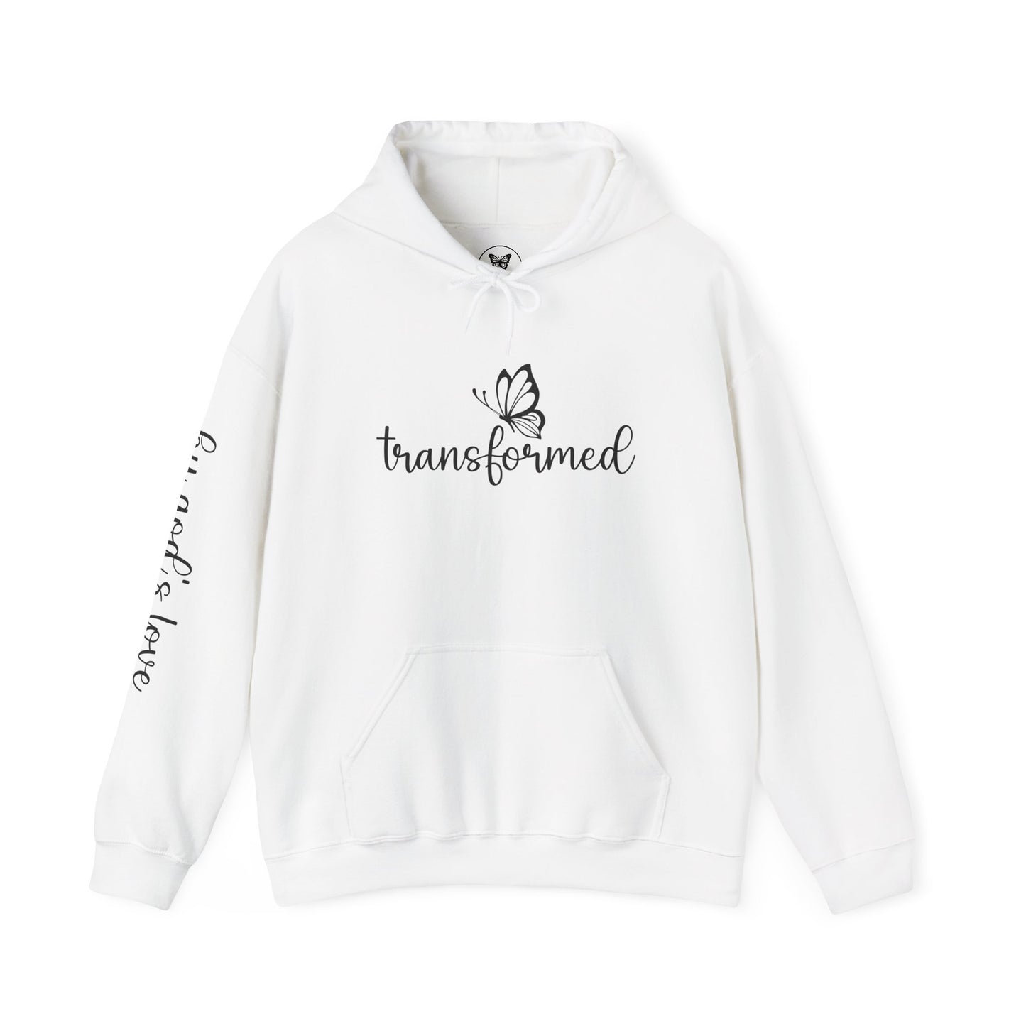 Butterfly Transformed Unisex Hoodie - God's Love Design