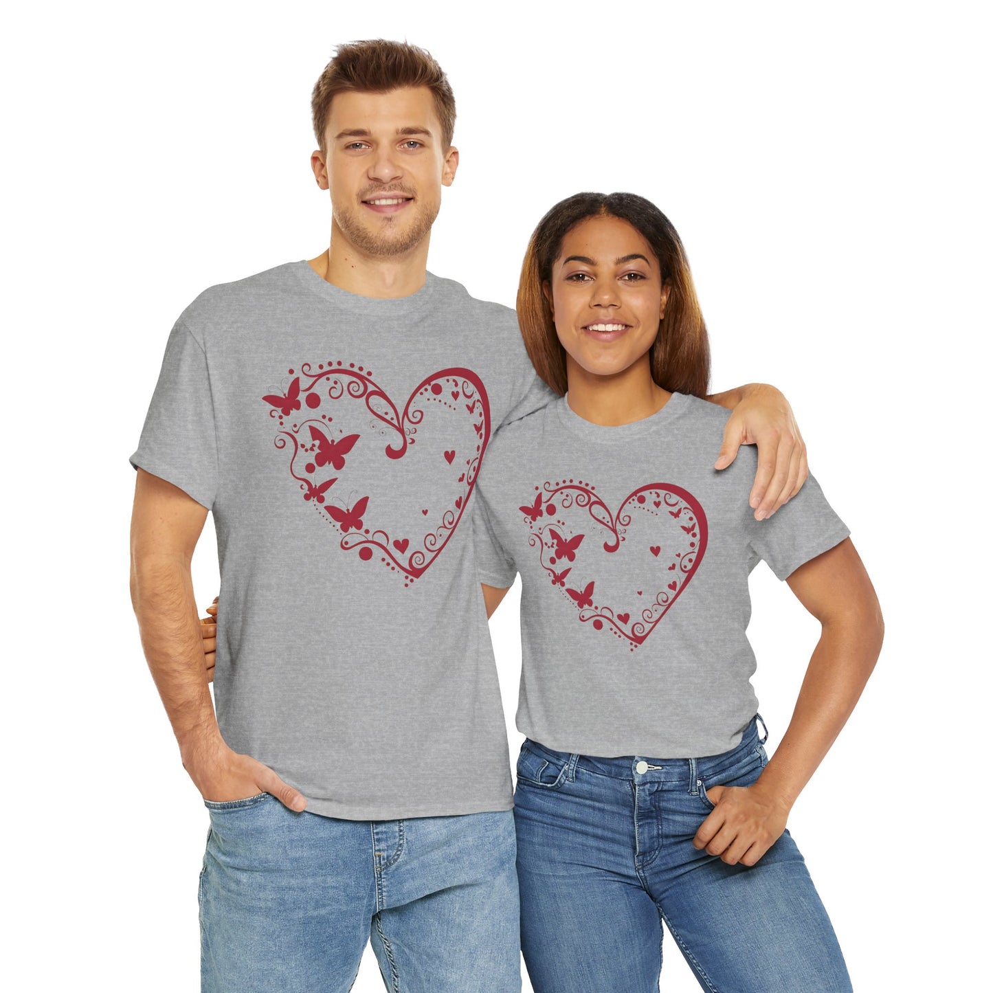 Butterfly Heart Valentine's Unisex Tee