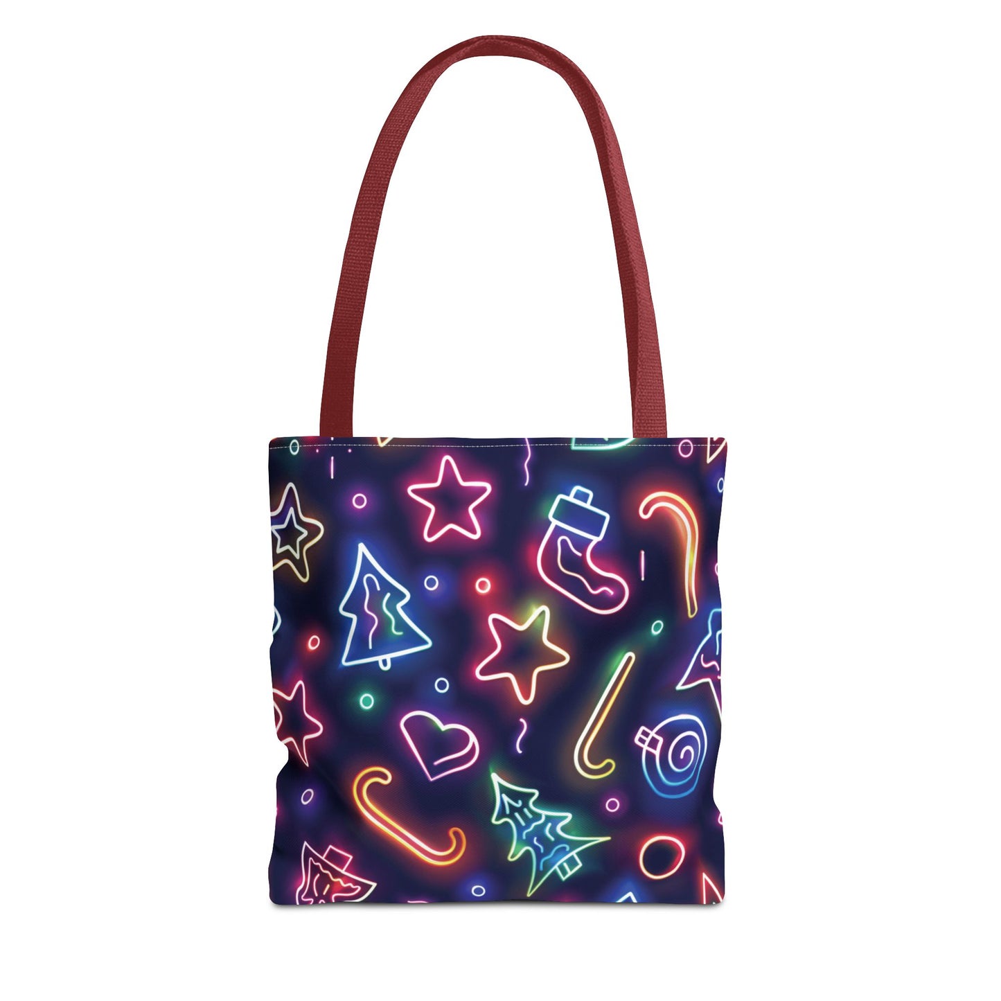 Neon Christmas Tote Bag