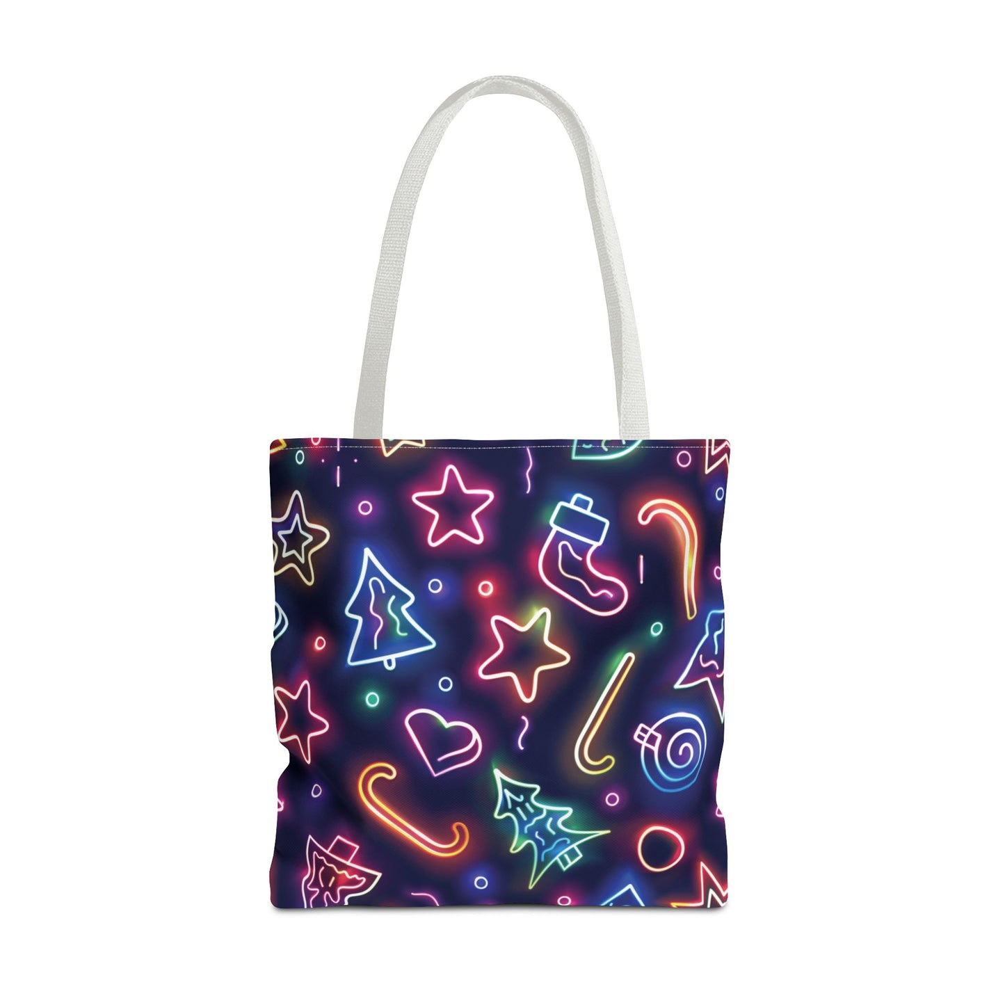 Neon Christmas Tote Bag