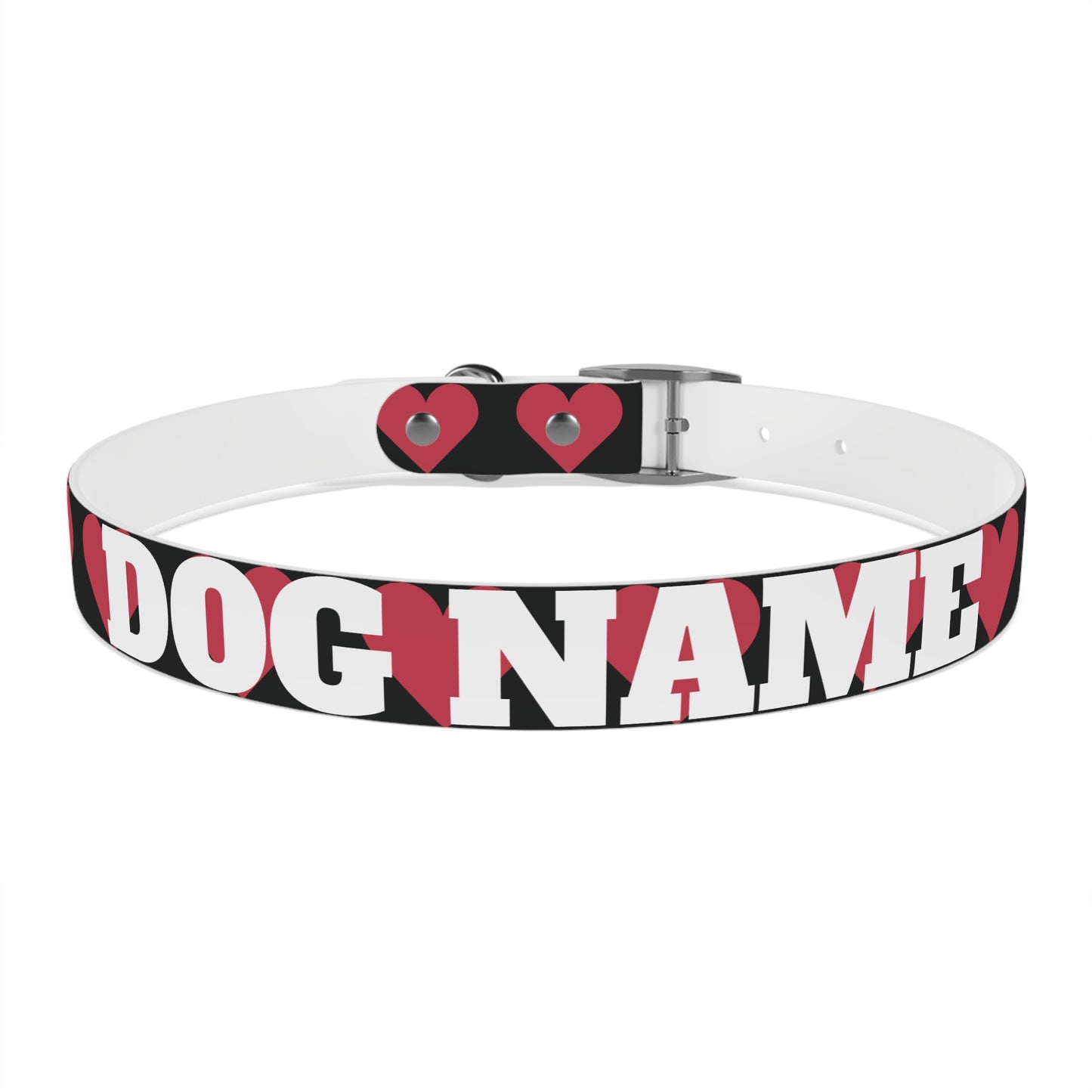 Dog Collar - Customizable Valentine Heart Collar