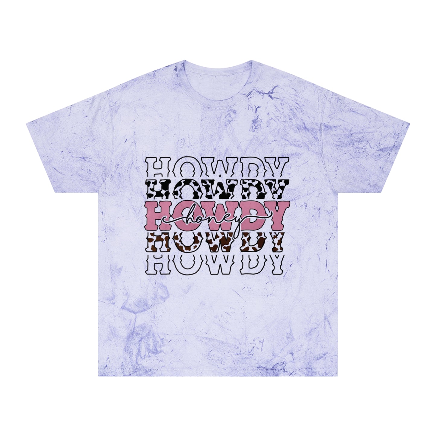 Color Blast T-Shirt - Howdy Honey Western Design